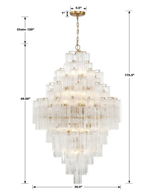 Addens 20-Light Chandelier - view 17
