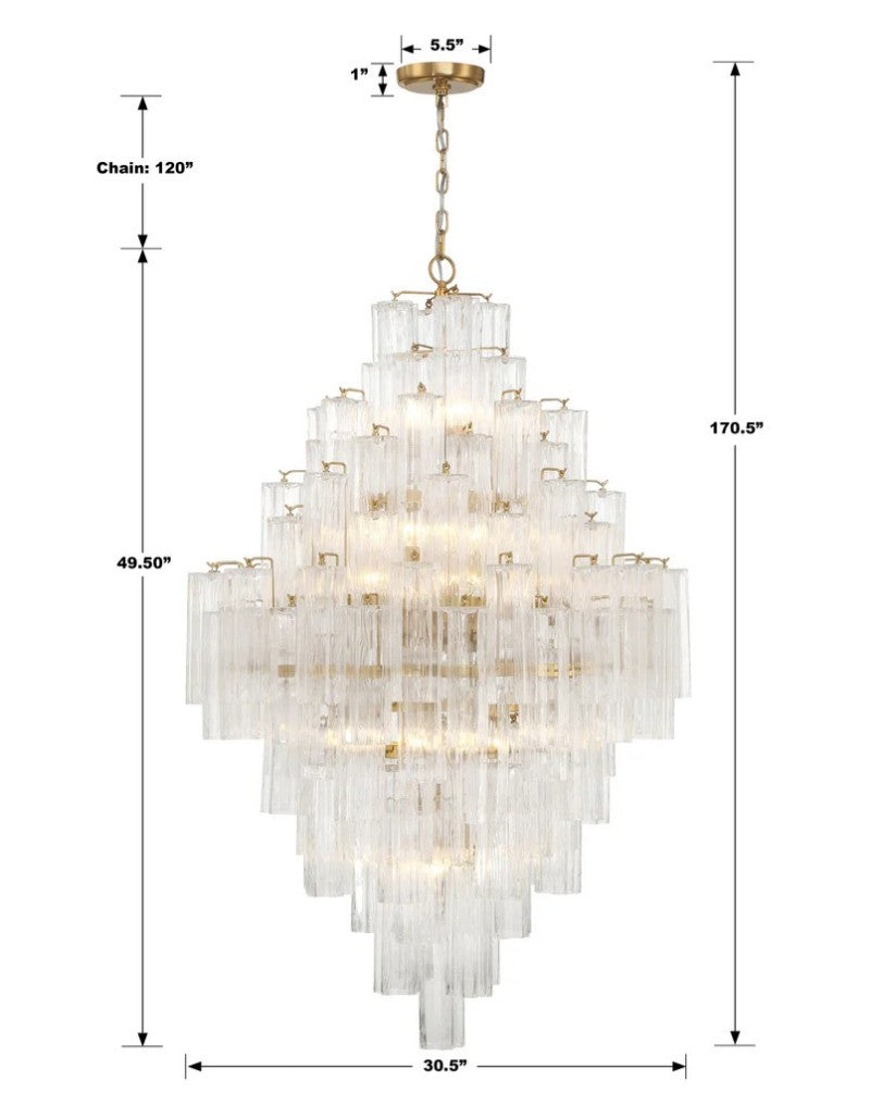 Addens 20-Light Chandelier - view 17
