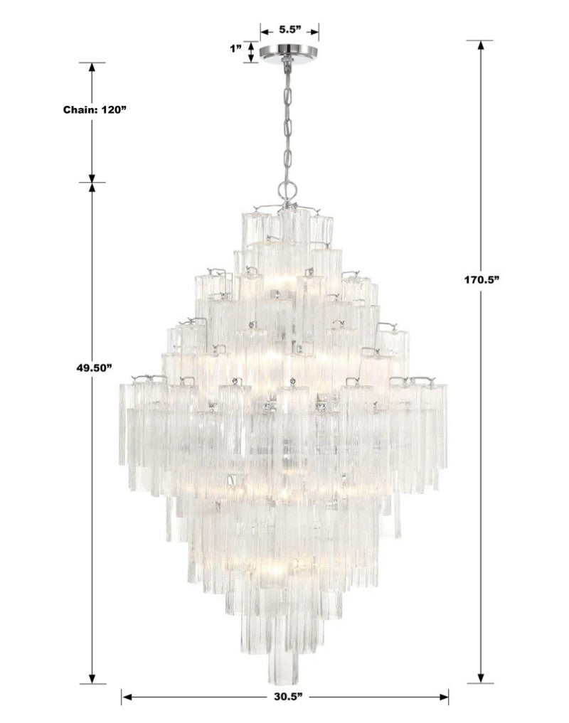 Addens 20-Light Chandelier - view 27