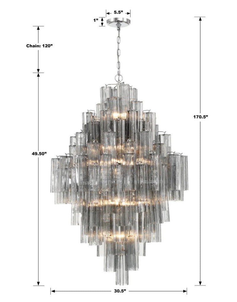 Addens 20-Light Chandelier - view 33