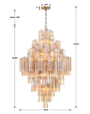 Addens 20-Light Chandelier - view 6