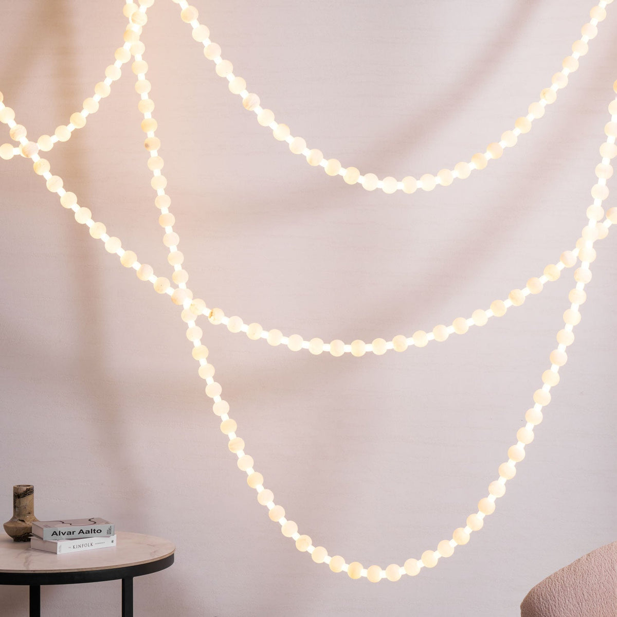 Alabaster Pearl Necklace Chandelier - view 27