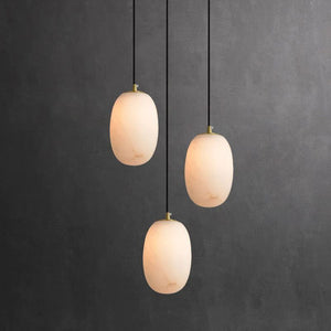 Alabaster Bedside Pendant Light, chandelier - view 2