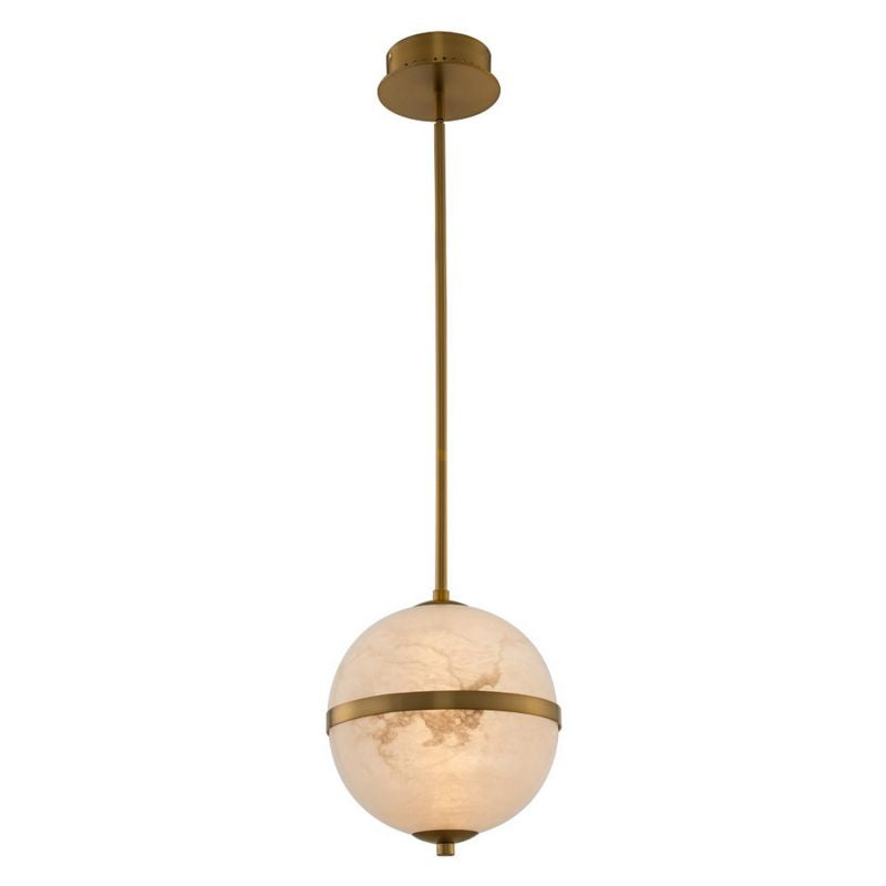 Alabaster Canterbury LED Pendant Light (Rod), chandelier
