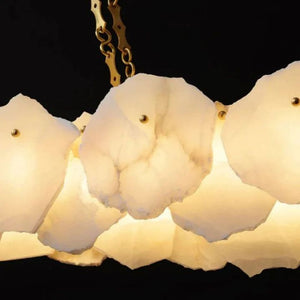 Alabaster Chain Linear Chandelier - view 5