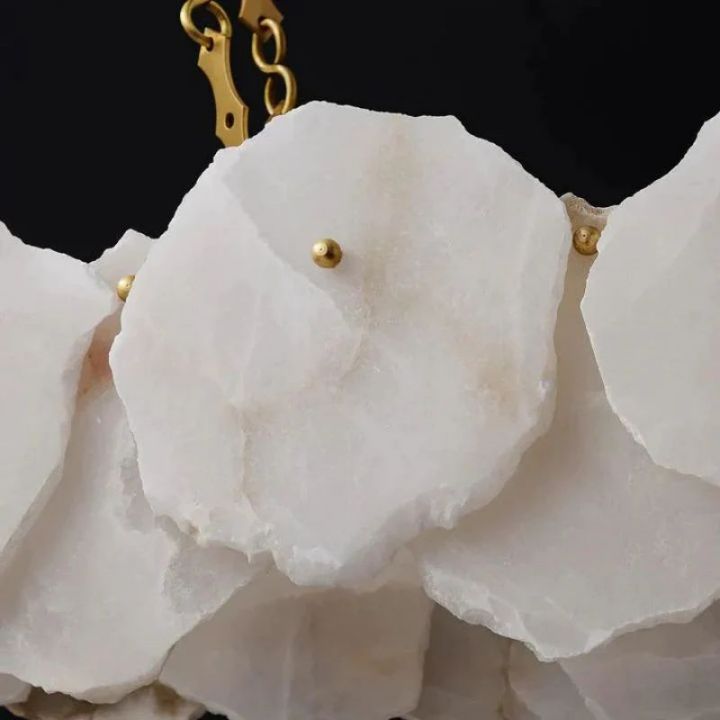 Alabaster Chain Linear Chandelier - view 7