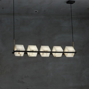 Alabaster Cubic Island Chandelier - view 3