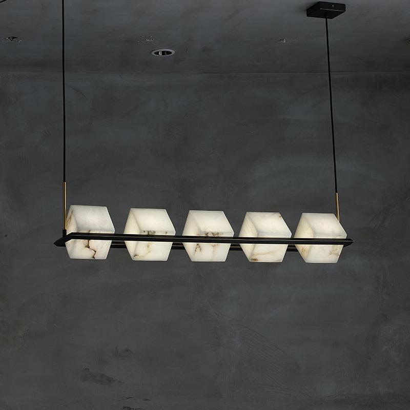 Alabaster Cubic Island Chandelier - view 3