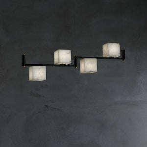 Alabaster Cubic Island Chandelier - view 5