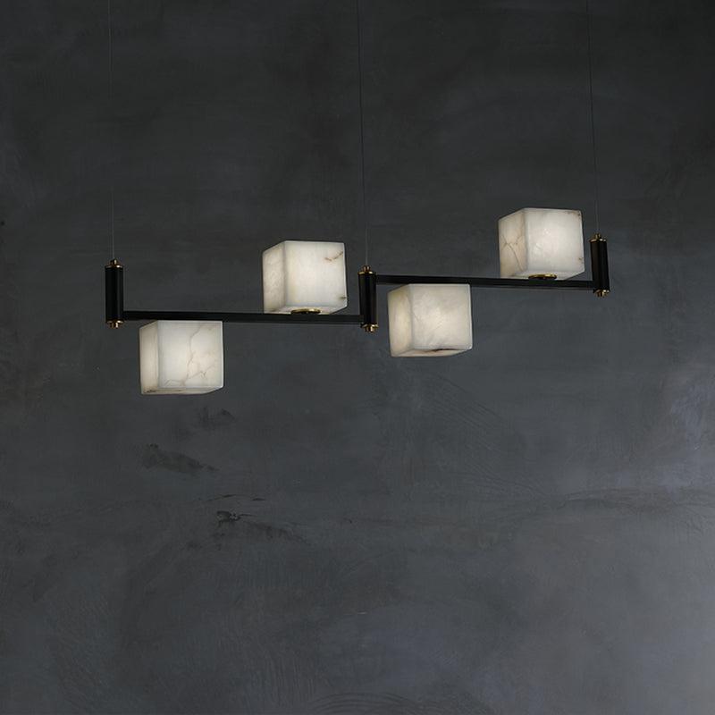 Alabaster Cubic Island Chandelier - view 5