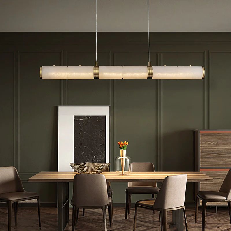Alabaster Cylindrical Chandelier - RHL