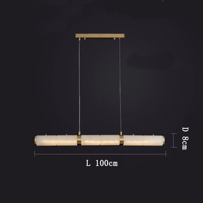 Alabaster Cylindrical Chandelier - RHL