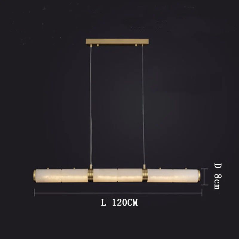 Alabaster Cylindrical Chandelier - RHL