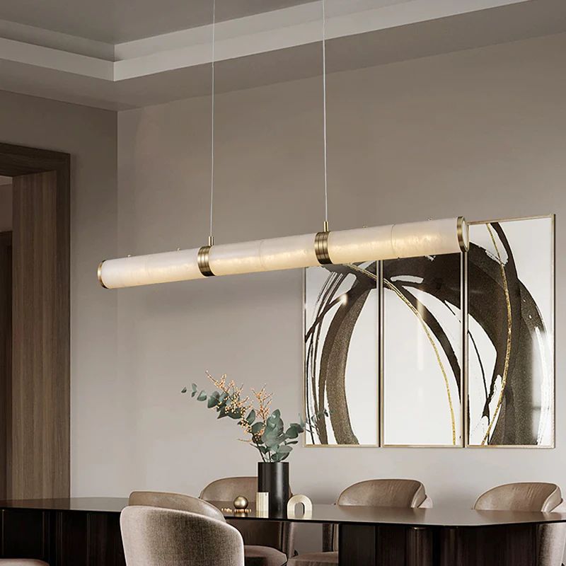 Alabaster Cylindrical Chandelier - RHL