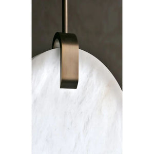 Alabaster Disc Pendant Light - view 5