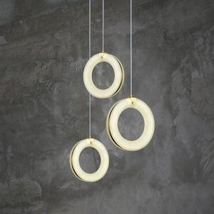 Theseus Alabaster Lorry Toroid Staircase Chandelier - view 5