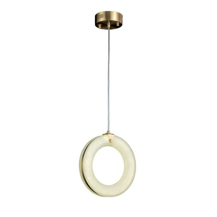 Alabaster Duplex Staircase Chandelier Light - view 2