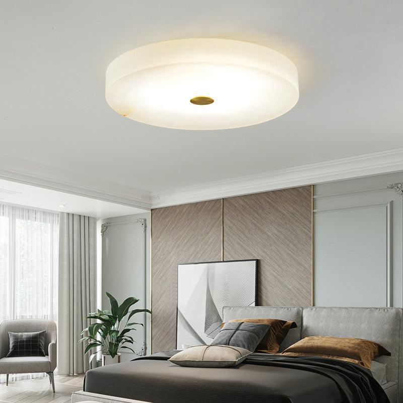 Alabaster Flush Mounted Round Led Chandelier - RHL Lighting