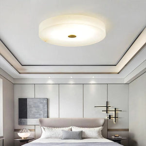Alabaster Flush Mounted Round Led Chandelier - RHL Lighting