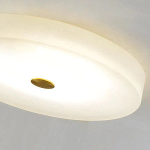 Alabaster Flush Mounted Round Led Chandelier - RHL Lighting