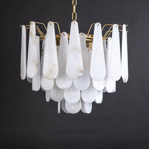 Alabaster Foyer Art Chandelier - view 5