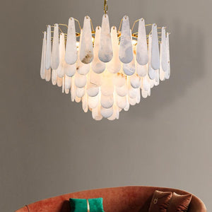 Alabaster Foyer Art Chandelier - view 7
