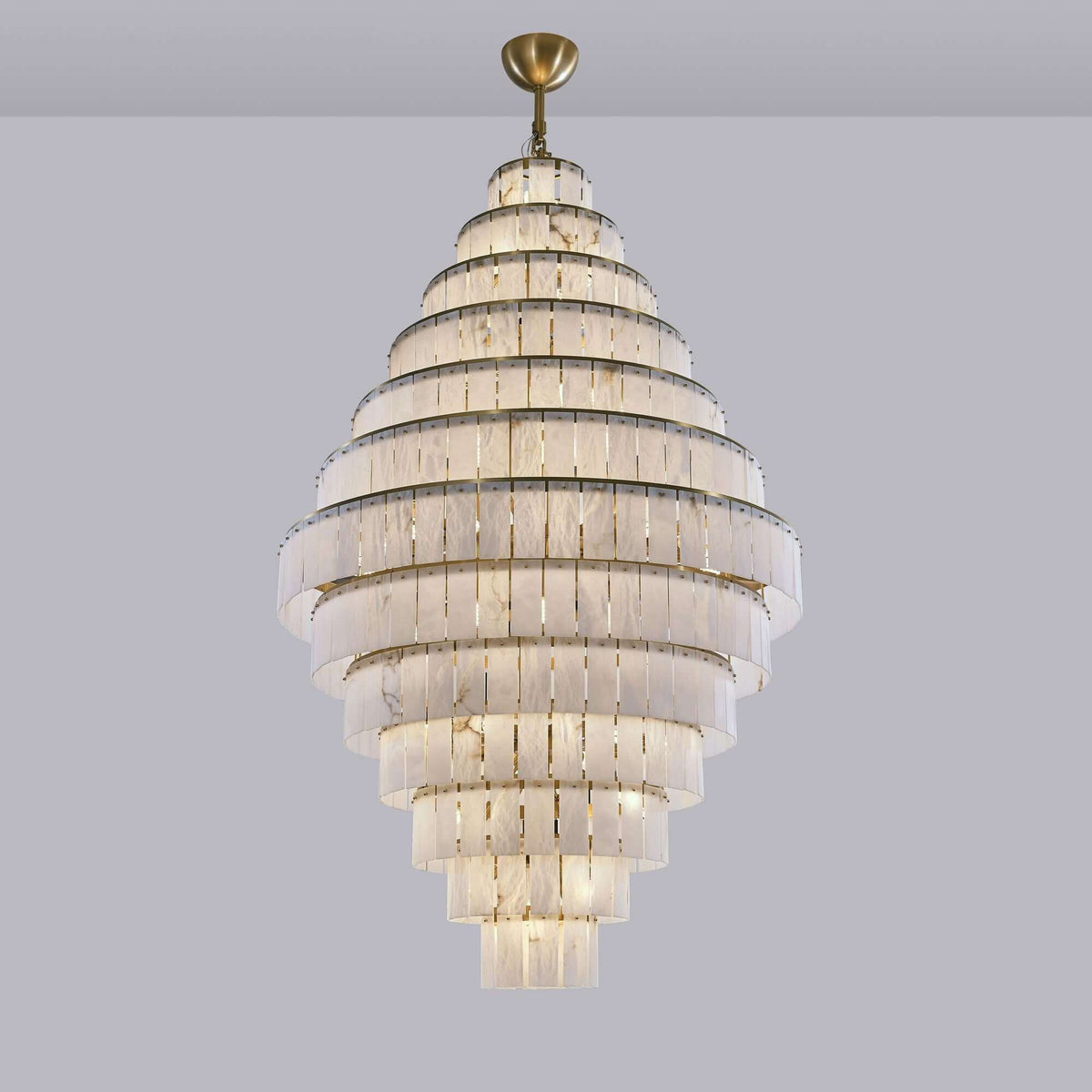 Alabaster Giant Tiered Chandelier - view 14