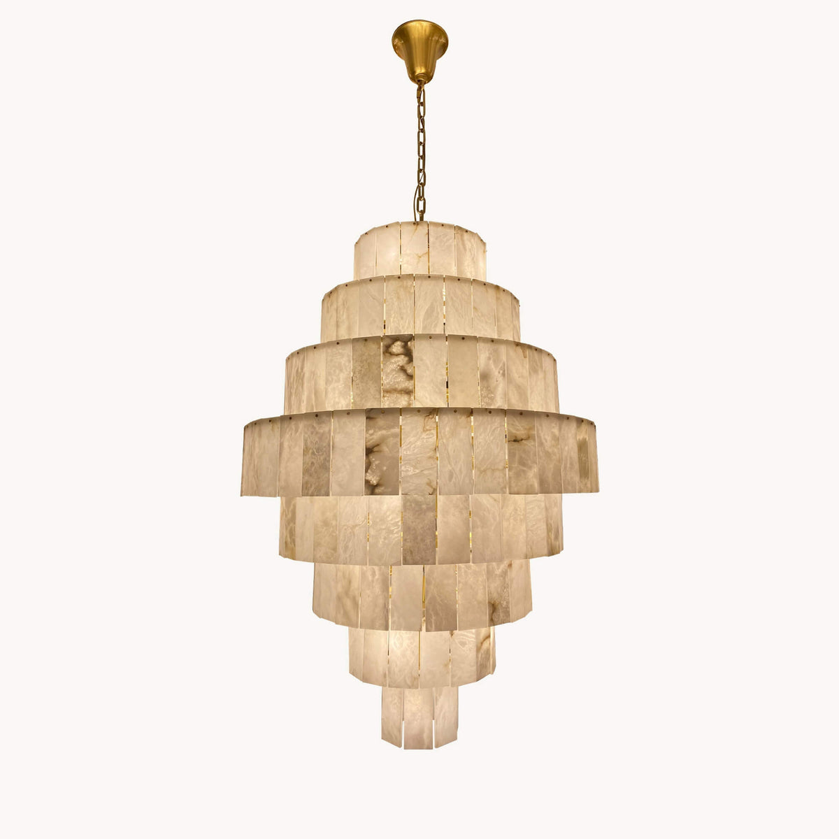 Alabaster Giant Tiered Chandelier - view 2