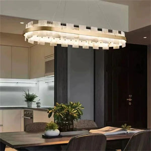 Alabaster Glo Modern Chandelier - view 6
