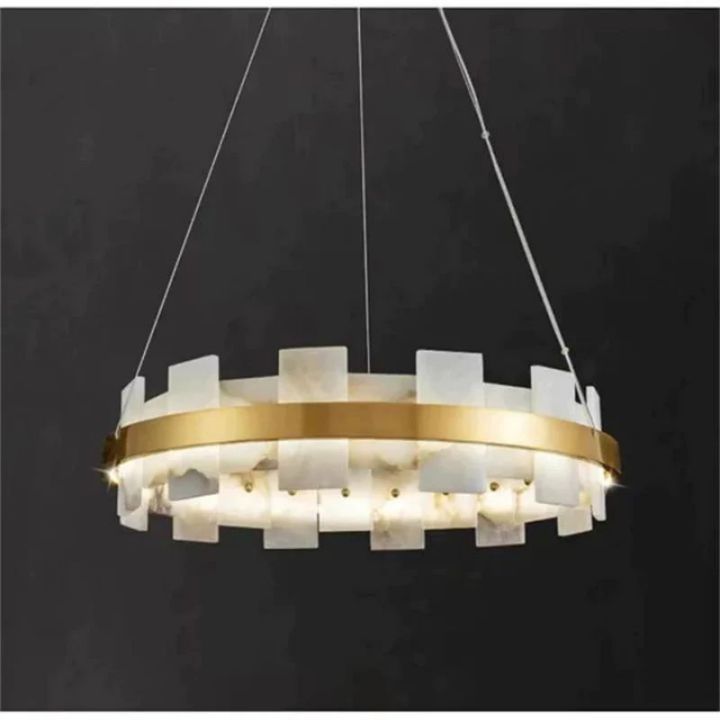 Alabaster Glo Modern Chandelier - view 2