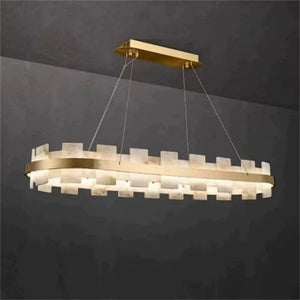 Alabaster Glo Modern Chandelier - view 5