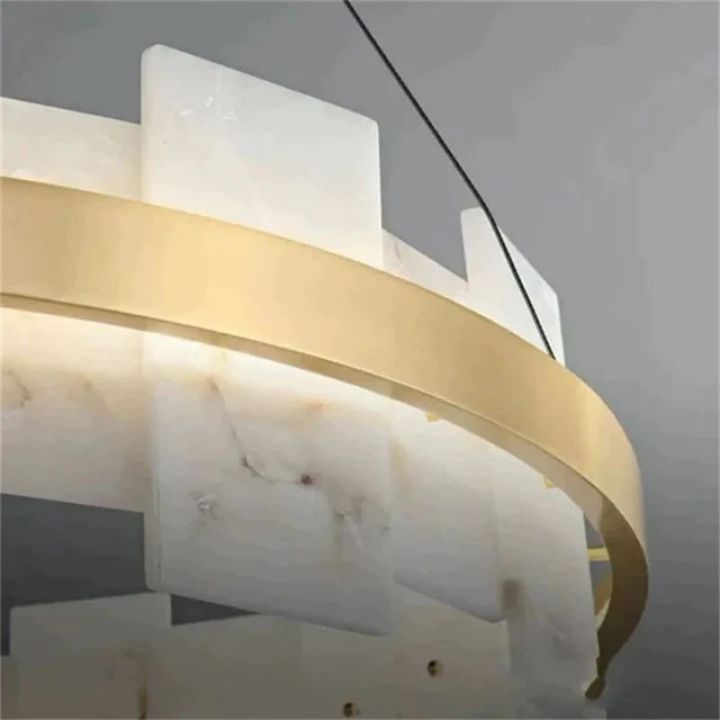 Alabaster Glo Modern Chandelier - view 9