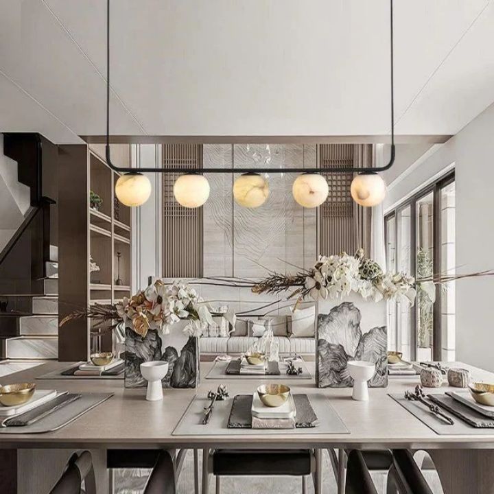 Alabaster Global Linear Chandelier - view 4