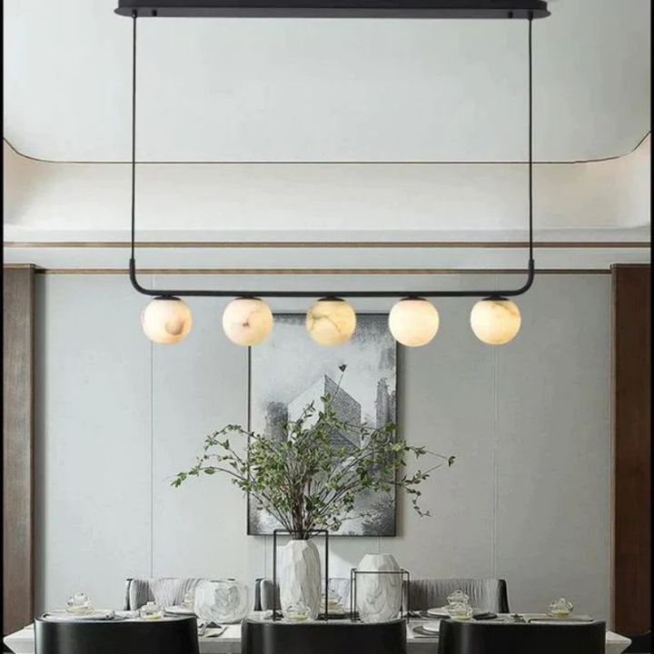 Alabaster Global Linear Chandelier - view 3