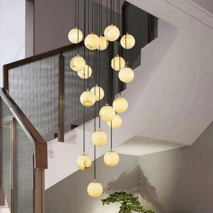 Alabaster Global Wavy Chandelier - view 10