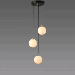 Alabaster Global Wavy Chandelier - view 2