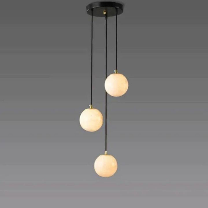 Alabaster Global Wavy Chandelier - view 2