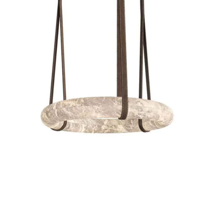 Alabaster Halo Light, chandelier - view 2