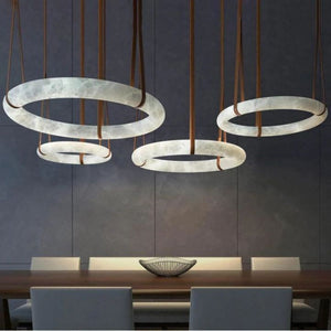 Alabaster Halo Light, chandelier - view 3
