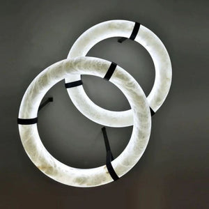 Alabaster Halo Light, chandelier - view 5