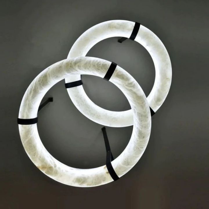Alabaster Halo Light, chandelier - view 5