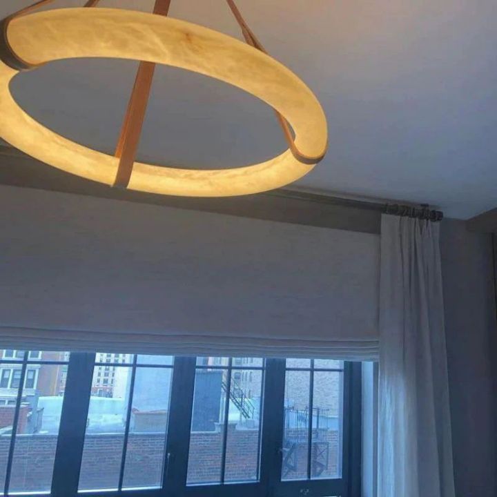 Alabaster Halo Light, chandelier - view 9