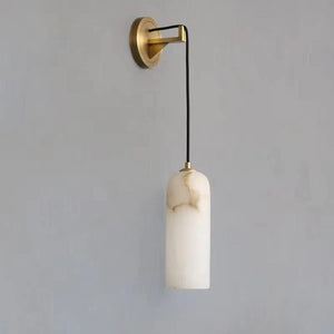 Alabaster Pendant Wall Sconce, chandelier