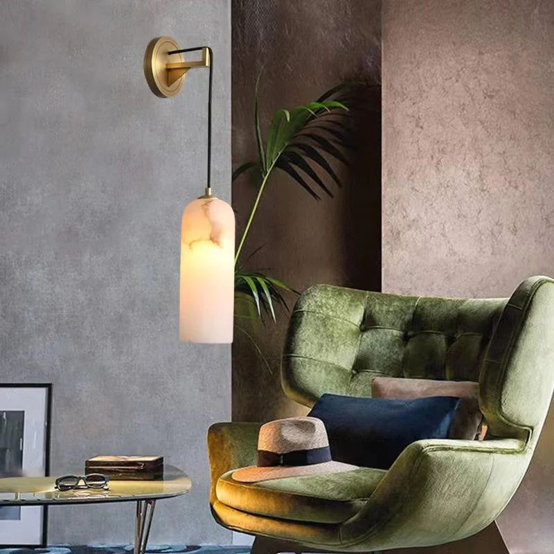 Alabaster Pendant Wall Sconce, chandelier - view 2