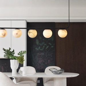 Alabaster Island Chandelier 5 Lights - view 2