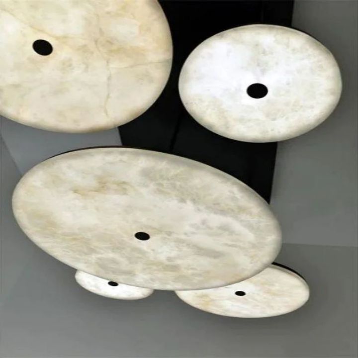 Alabaster Island Shape Mini Pendant Light - view 5