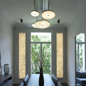 Alabaster Island Shape Mini Pendant Light - view 3