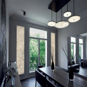 Alabaster Island Shape Mini Pendant Light - view 4
