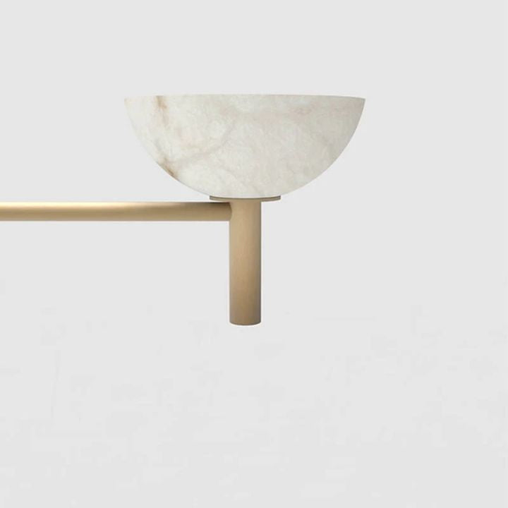 Alabaster Kitchen Island Pendant Light, chandelier - view 4