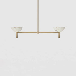 Alabaster Kitchen Island Pendant Light, chandelier - view 5
